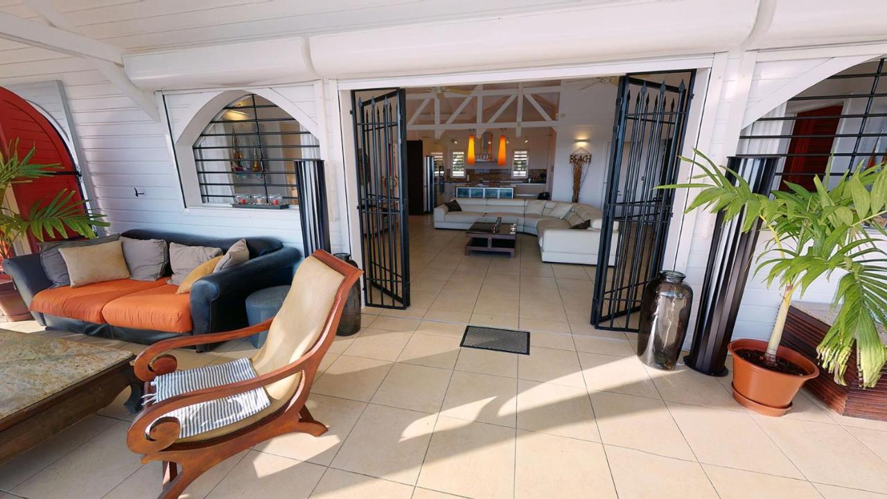 Villa Deluxe L'Hacienda Villa Vue Mer 180 Piscine Jacuzzi Proche Plage Marina Golf Pointe Des Chateaux Et Casino Jardin Clos Voyage Durable Saint-Francois  Bagian luar foto