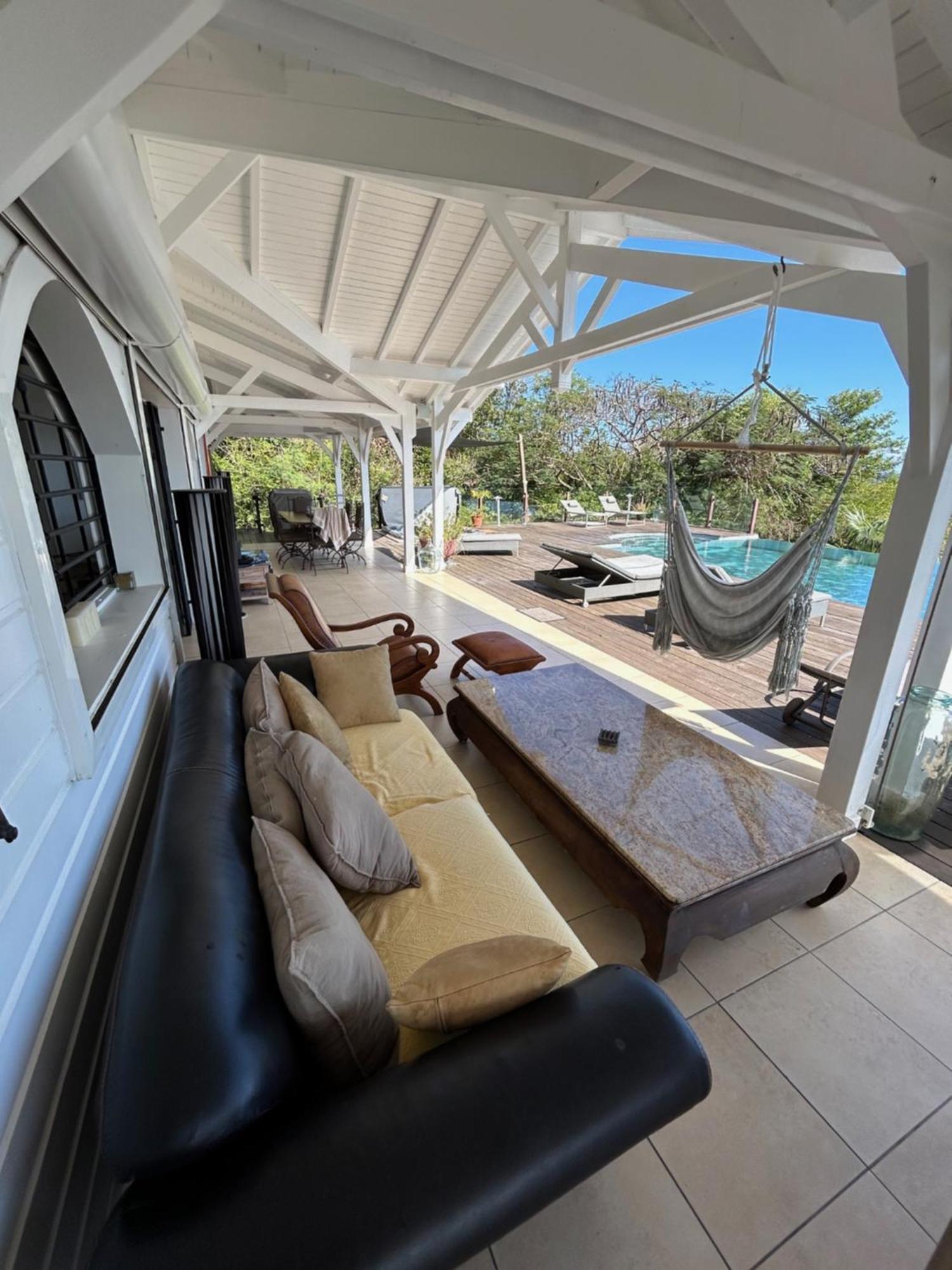 Villa Deluxe L'Hacienda Villa Vue Mer 180 Piscine Jacuzzi Proche Plage Marina Golf Pointe Des Chateaux Et Casino Jardin Clos Voyage Durable Saint-Francois  Bagian luar foto