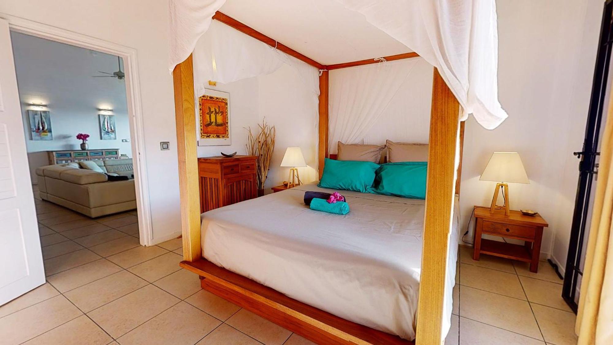 Villa Deluxe L'Hacienda Villa Vue Mer 180 Piscine Jacuzzi Proche Plage Marina Golf Pointe Des Chateaux Et Casino Jardin Clos Voyage Durable Saint-Francois  Ruang foto